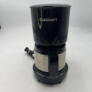 Cuisinart DCC-450BK 4-Cup Coffee Maker with Stainless-Steel Carafe -Excell Cond
